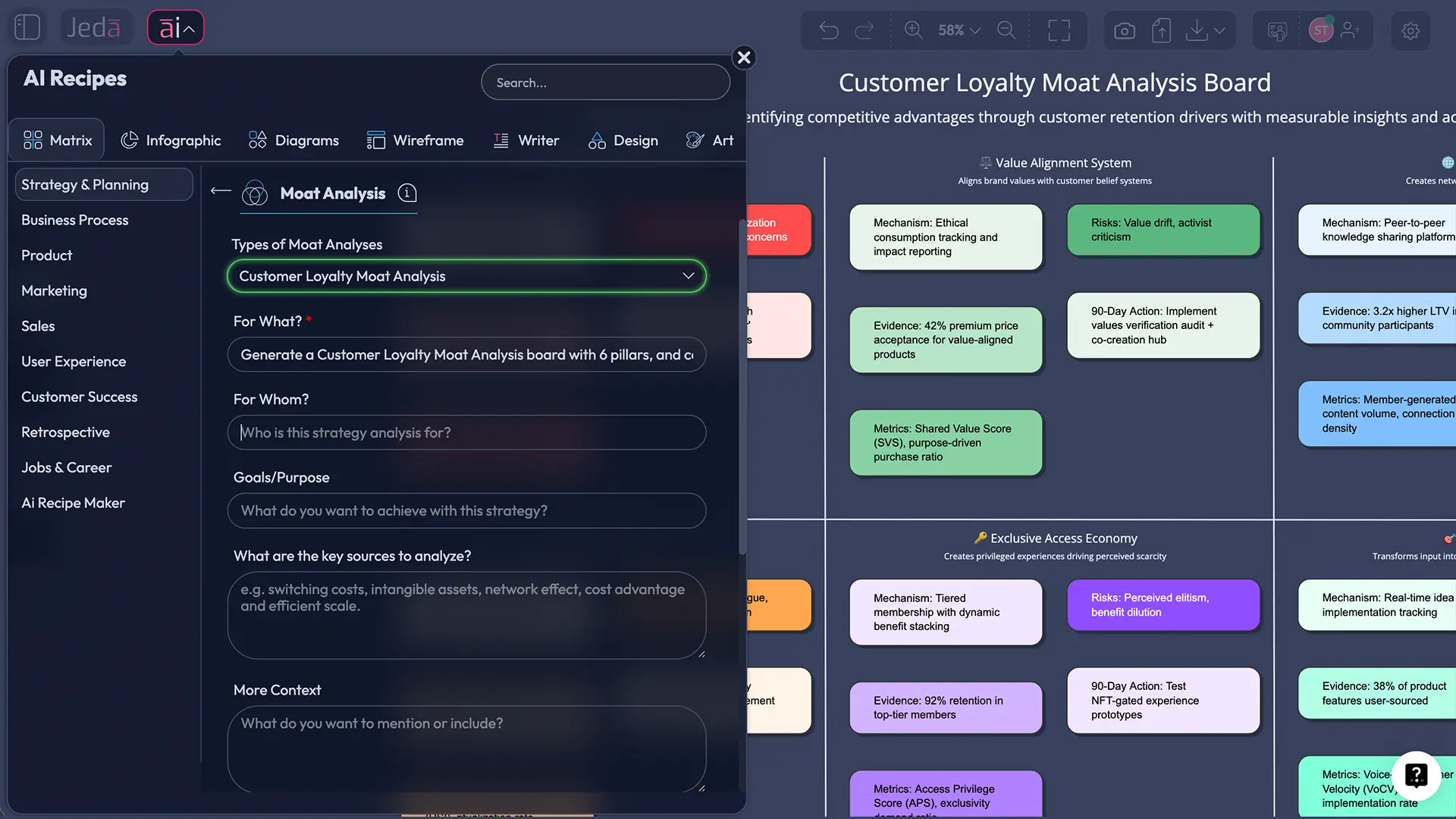 Customer Loyalty Moat Analysis with AI