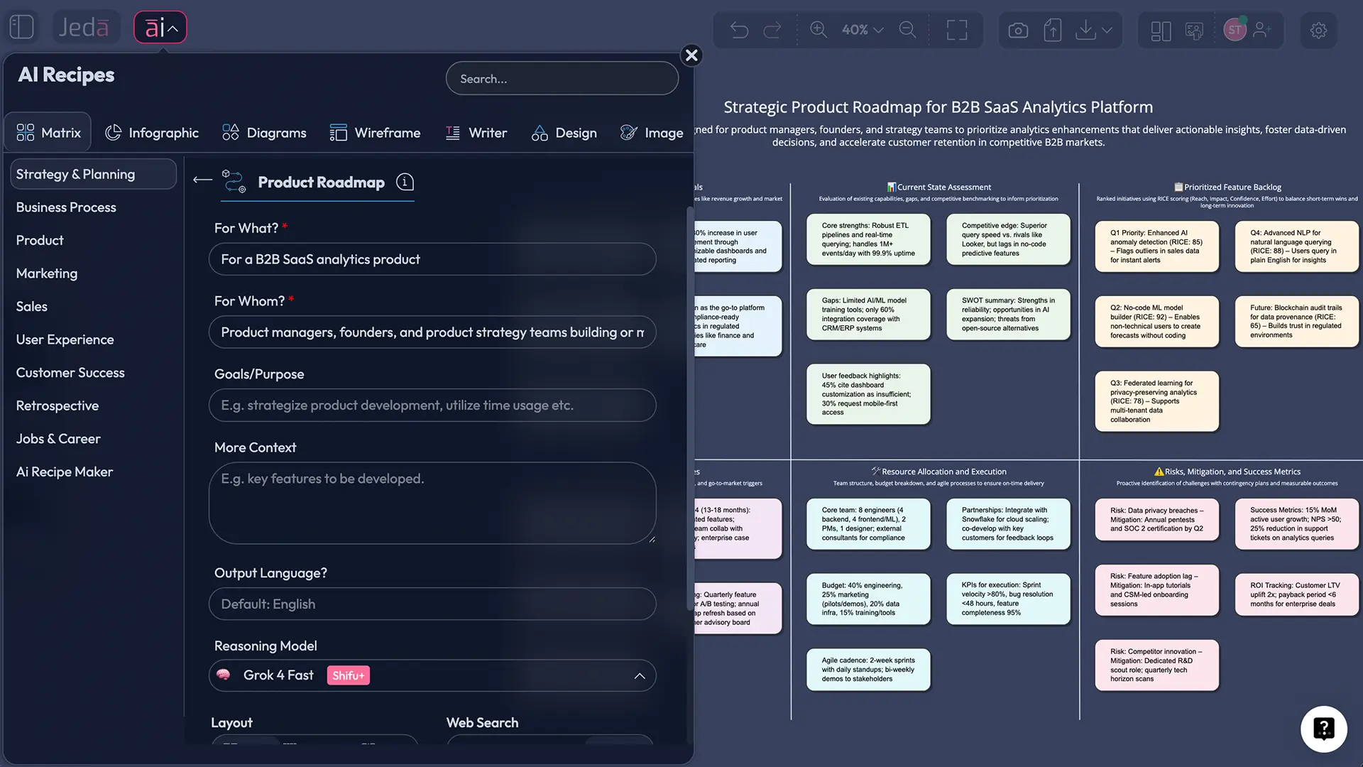 AI product roadmap: build a product roadmap with AI (without the roadmap drama)