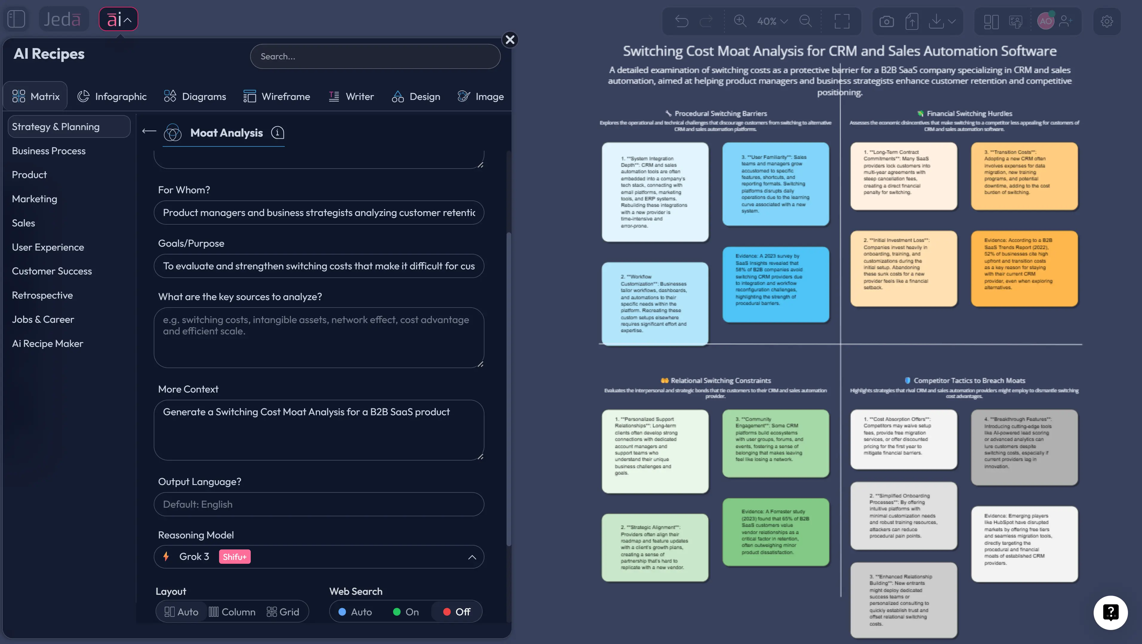 Switching Cost Moat Analysis with AI