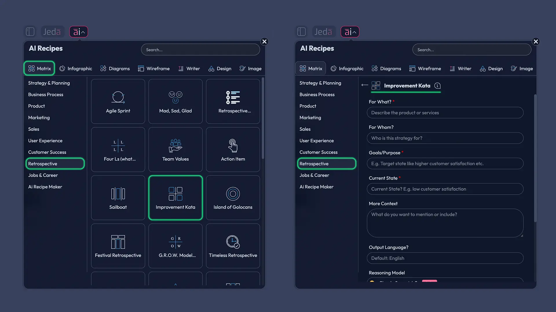 Jeda.ai AI Menu Improvement Kata recipe
