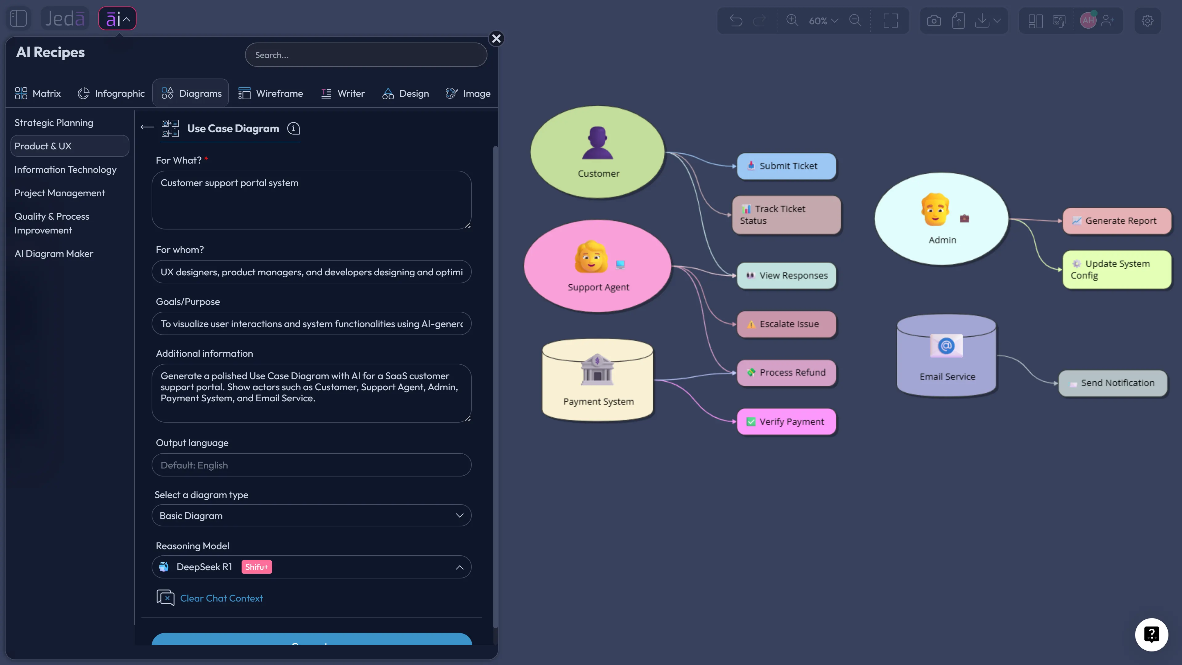 Use Case Diagram with AI: Map Actors, Goals, and System Scope Faster