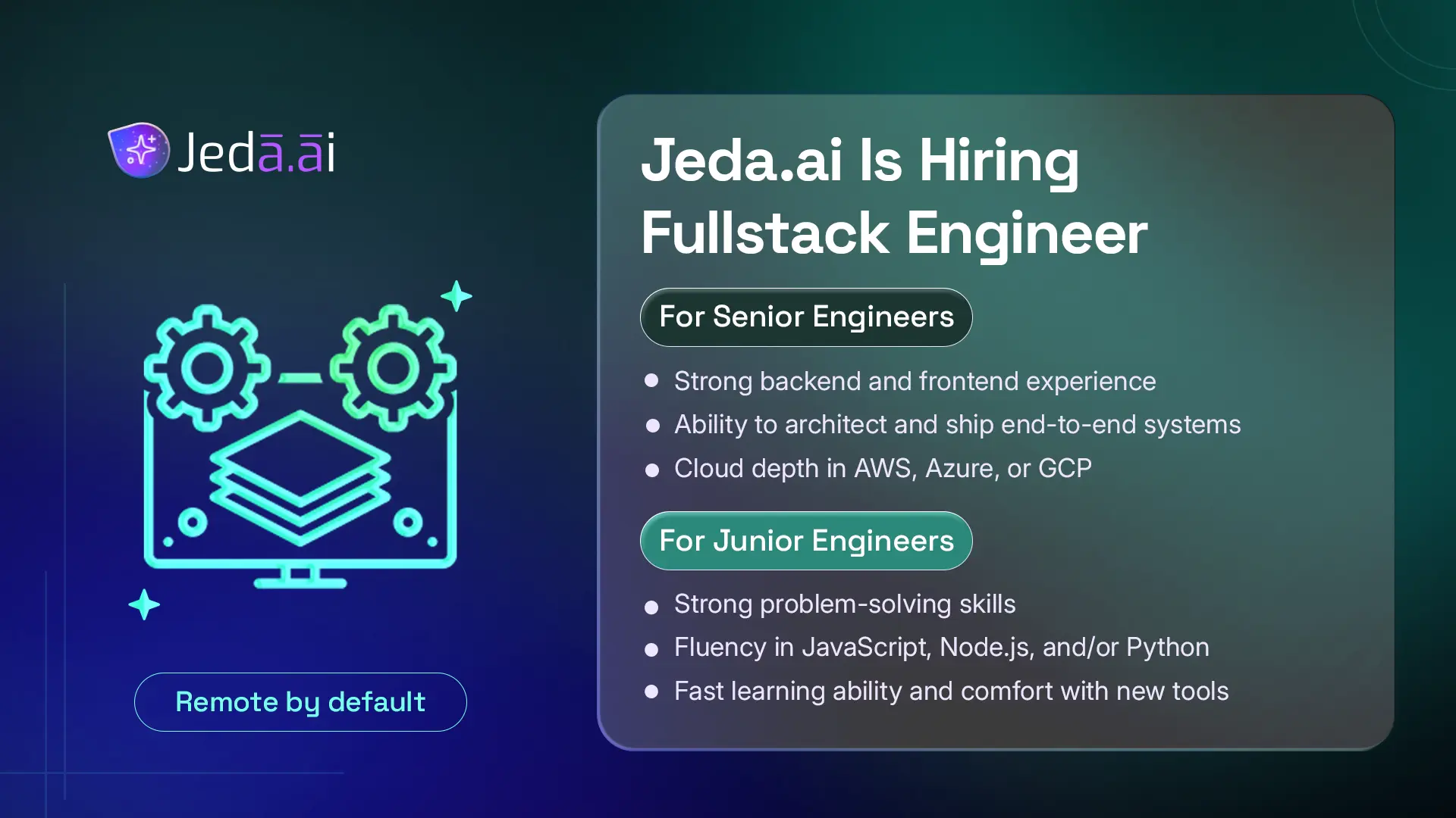 Fullstack Engineer at Jeda.ai — Build the AI Workspace End to End
