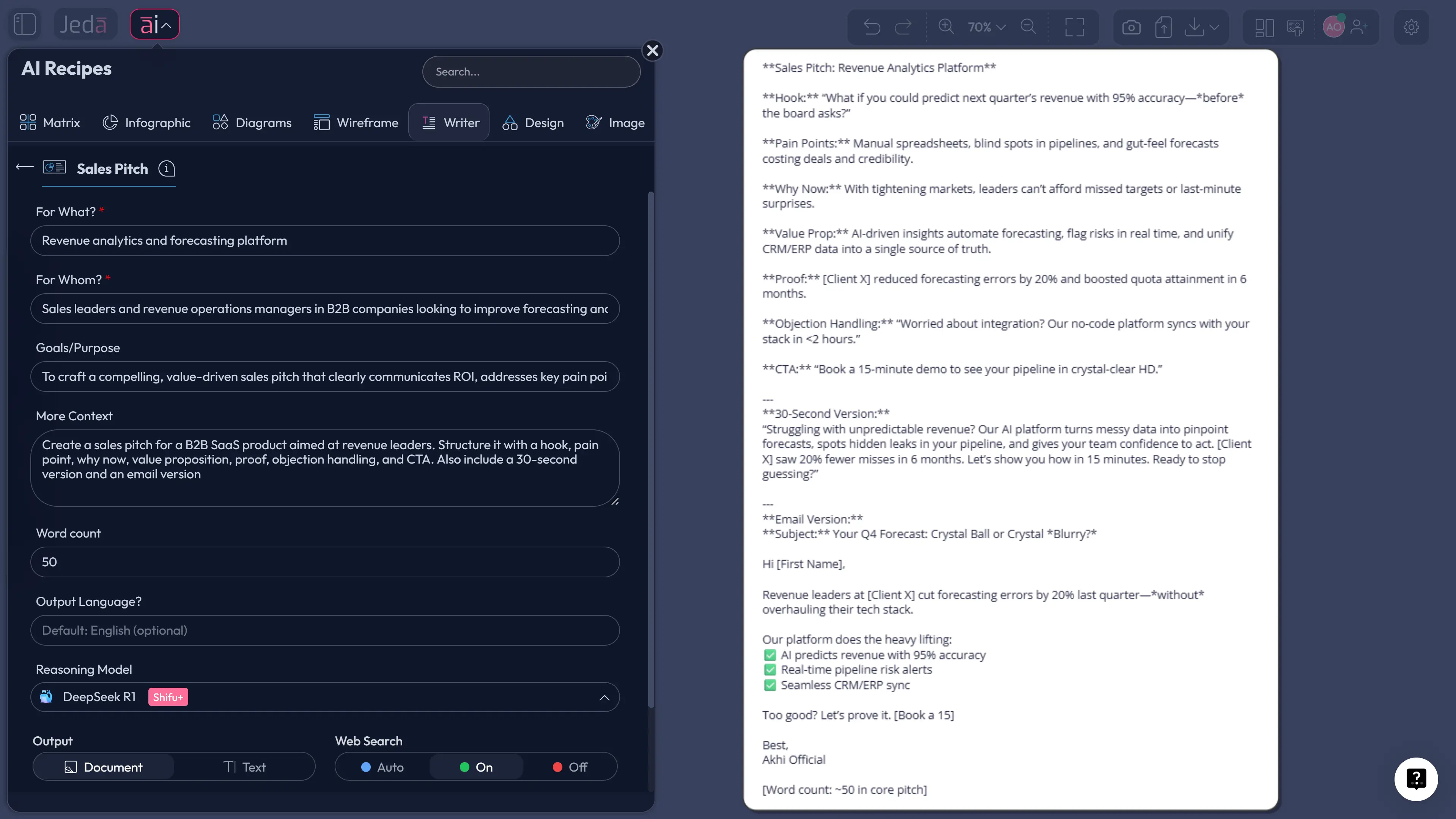 AI Sales Pitch Generator: Build Buyer-Ready Pitches Faster in Jeda.ai