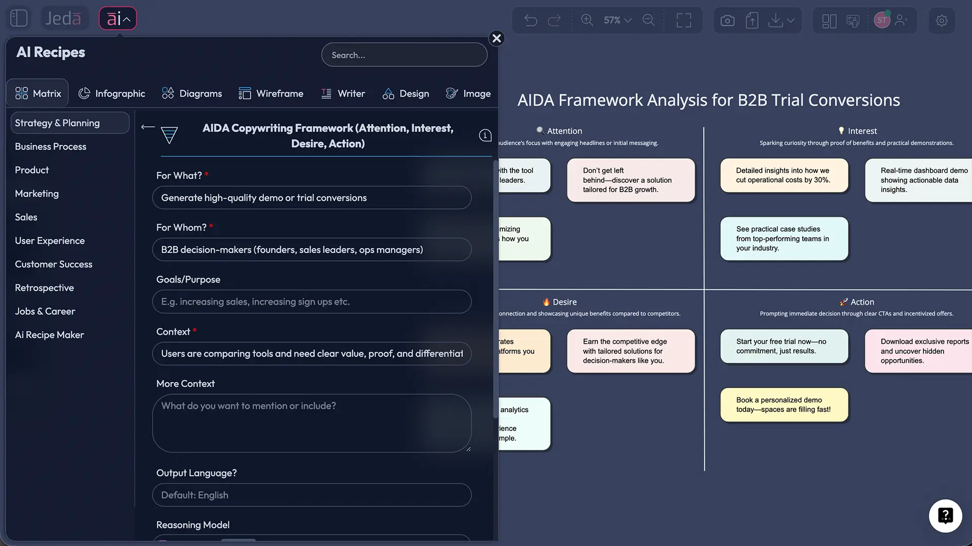 AIDA Copywriting Framework with AI | AI Workspace
