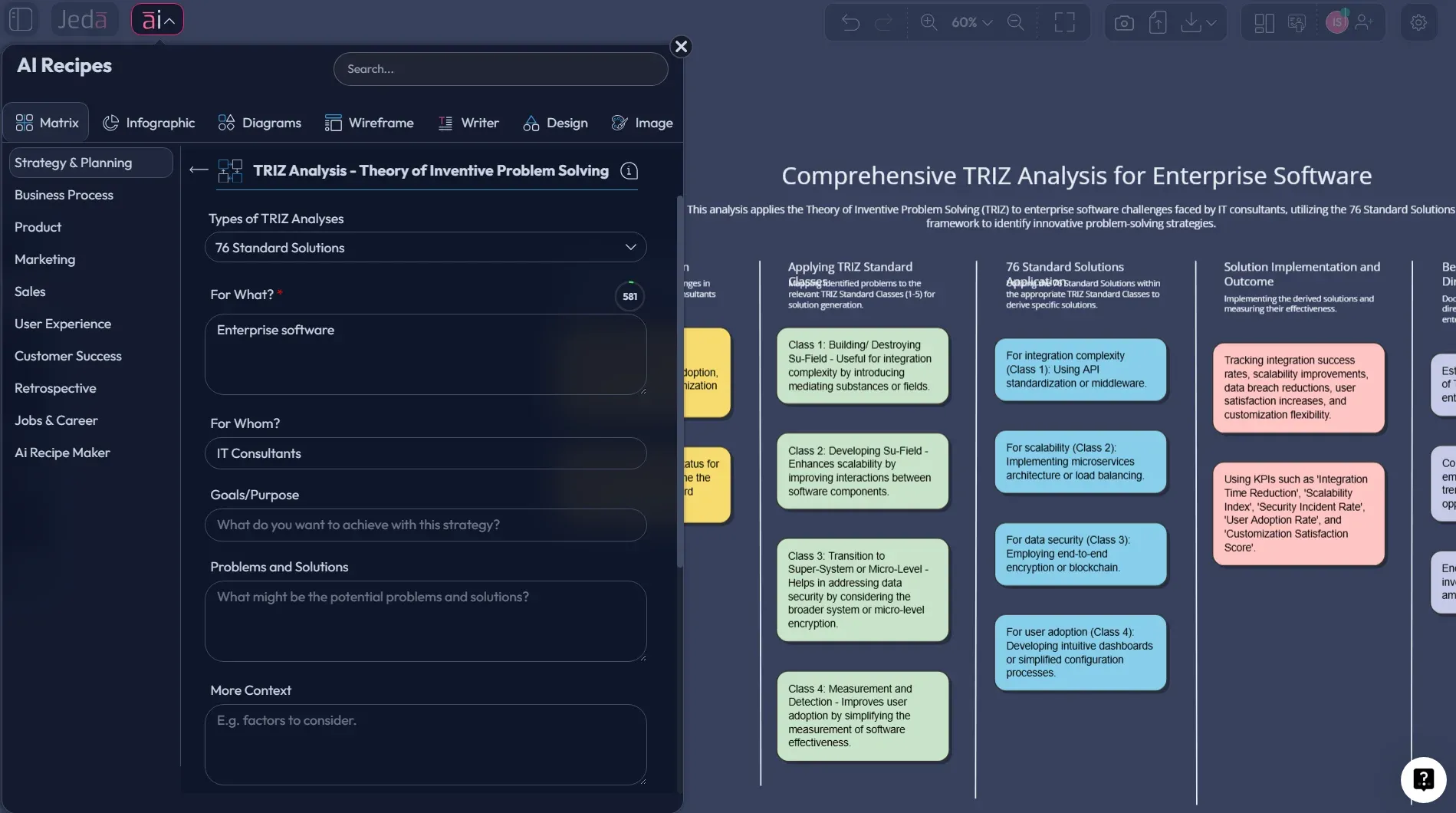 76 standard solutions matrix workflow