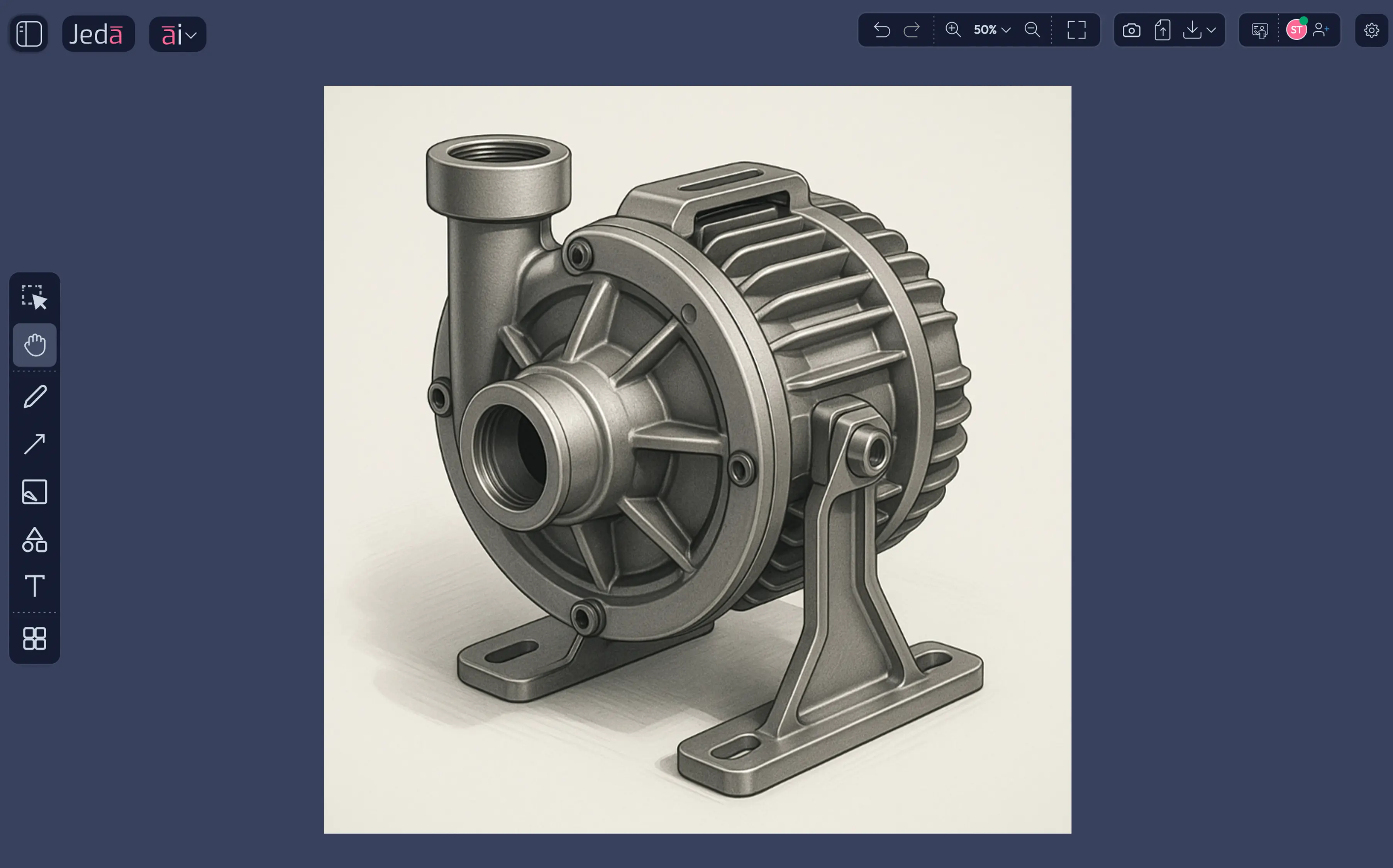 AI Thinks WITH You 2D concept images — iterate 20 variations in minutes for visual validation.